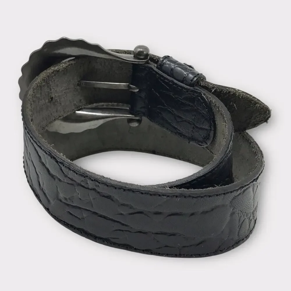 Avignon black leather